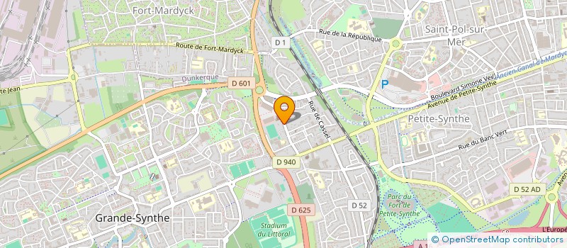 localisation de l'entreprise J&R DYNASTY à DUNKERQUE
