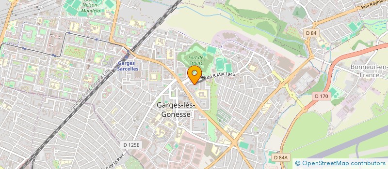 localisation de l'entreprise J-R ELEC 95 à GARGES-LES-GONESSE
