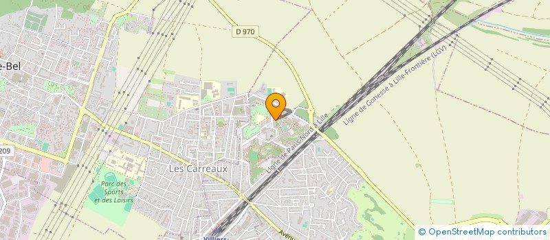 localisation de l'entreprise J.R FIBRE à GONESSE