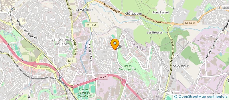 localisation de l'entreprise J.R GON  SAINT-ETIENNE