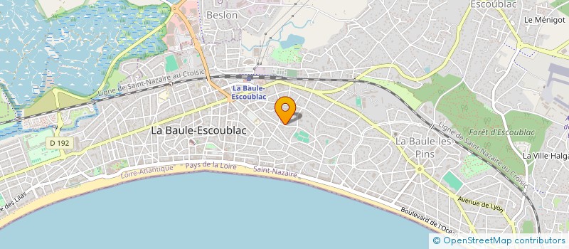 localisation de l'entreprise J.R.H. à LA BAULE-ESCOUBLAC