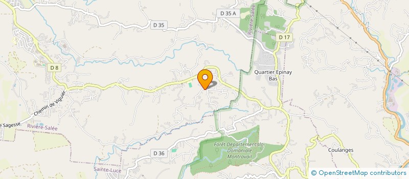 localisation de l'entreprise J.R INTERCAR  RIVIERE-SALEE