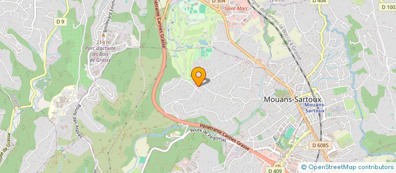 localisation de l'entreprise J.R. INVEST  MOUANS-SARTOUX