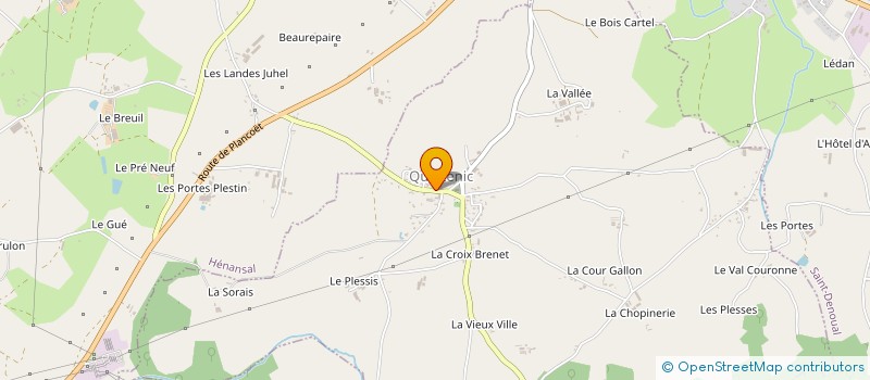 localisation de l'entreprise J.R. INVESTISSEMENTS  HENANSAL