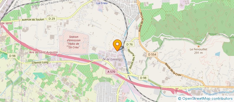 localisation de l'entreprise J-R LOC  LA CRAU