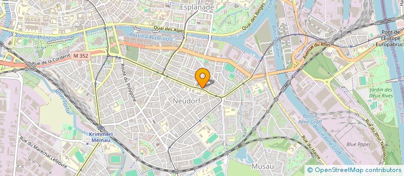 localisation de l'entreprise J-R MENUISERIE - EBENISTERIE à STRASBOURG