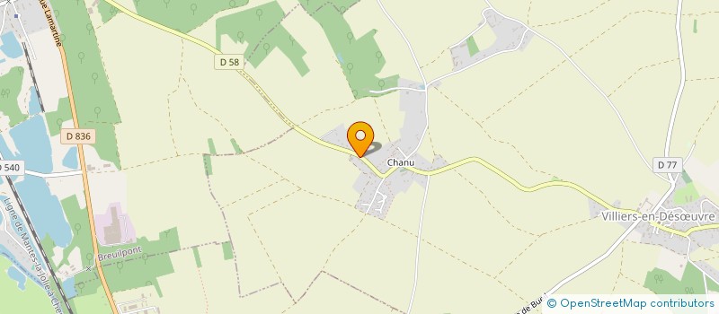 localisation de l'entreprise J.R PLOMBERIE CHAUFFAGE  VILLIERS-EN-DESUVRE