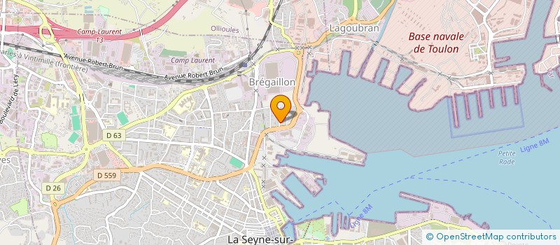 localisation de l'entreprise J.R SARL  LA SEYNE SUR MER