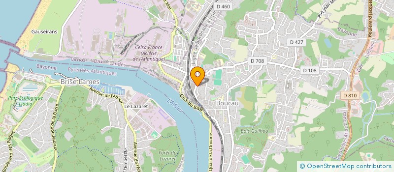 localisation de l'entreprise J.R SARL  BOUCAU