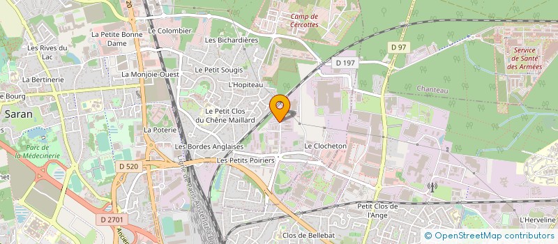 localisation de l'entreprise J.R. SERVICES à SARAN