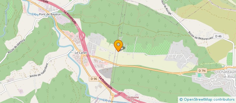 localisation de l'entreprise J.R SERVICES  CHATEAUNEUF-LE-ROUGE