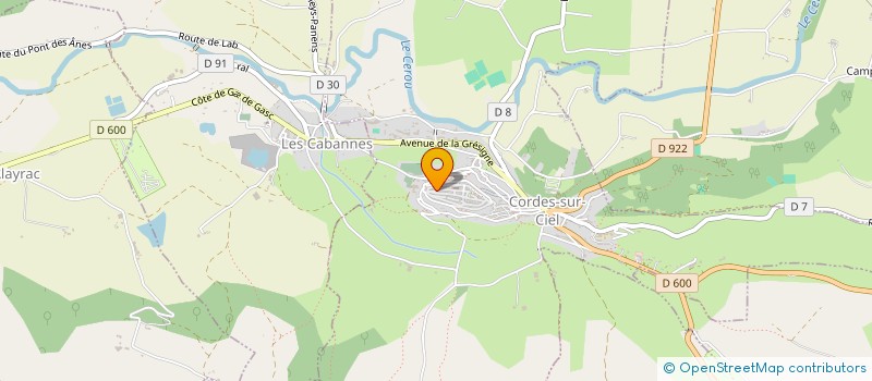 localisation de l'entreprise J RAPH I.N.G.  CORDES-SUR-CIEL