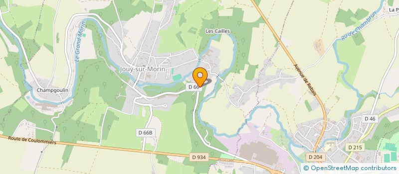 localisation de l'entreprise J. REYNALD CONCEPT  JOUY-SUR-MORIN