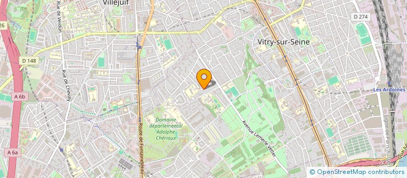 localisation de l'entreprise J.S.2.C  VITRY-SUR-SEINE