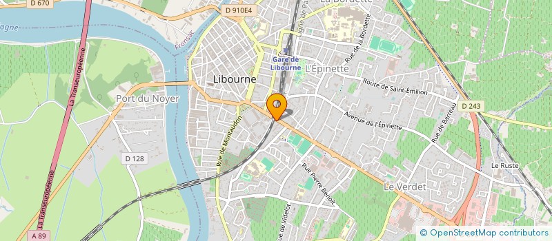 localisation de l'entreprise J'S  LIBOURNE