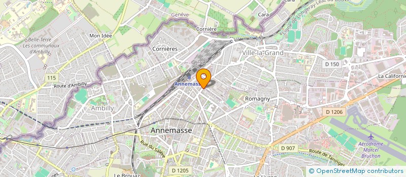 localisation de l'entreprise J.S. à ANNEMASSE