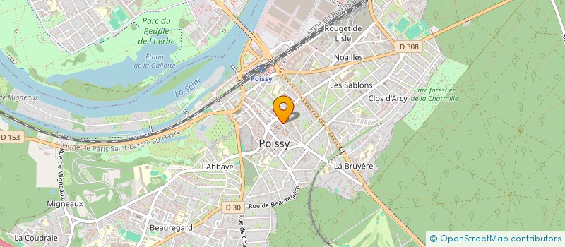 localisation de l'entreprise J.S  POISSY