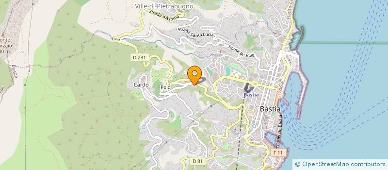 localisation de l'entreprise J.S à BASTIA