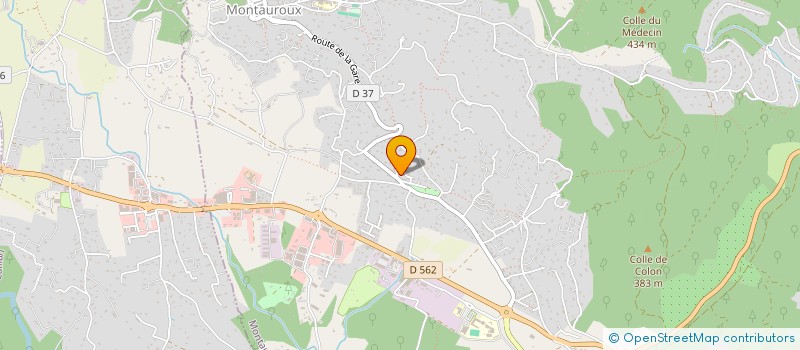 localisation de l'entreprise J.S.  MONTAUROUX