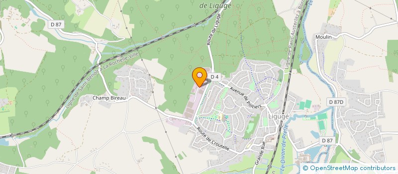 localisation de l'entreprise J.S.A.E  LIGUGE