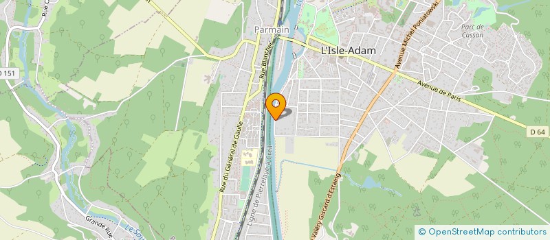 localisation de l'entreprise J S AMENAGEMENTS à L'ISLE-ADAM