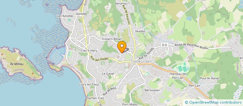 localisation de l'entreprise J&S ASSOCIES  TREBEURDEN