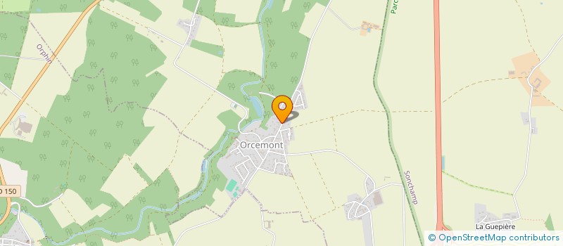 localisation de l'entreprise J.S.B.  ORCEMONT