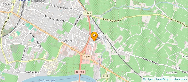 localisation de l'entreprise J&S BUSINESS  LIBOURNE