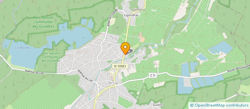 localisation de l'entreprise J.S.C.  ARSAC