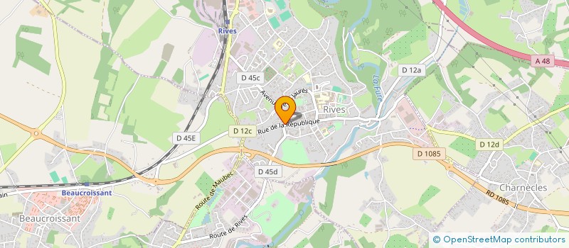 localisation de l'entreprise J'S COIFFURE  RIVES