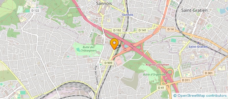 localisation de l'entreprise J.S.D. à ARGENTEUIL