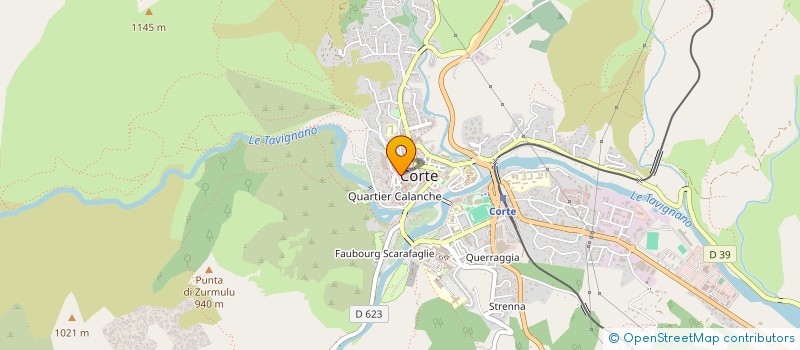 localisation de l'entreprise J.S.D. à CORTE