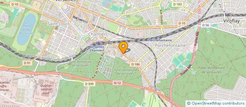 localisation de l'entreprise J S E à VERSAILLES