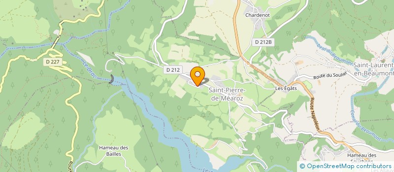 localisation de l'entreprise J&S EVENTS 38  SAINT-PIERRE-DE-MEAROZ