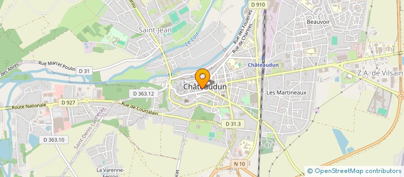 localisation de l'entreprise J & S IMMO à CHATEAUDUN