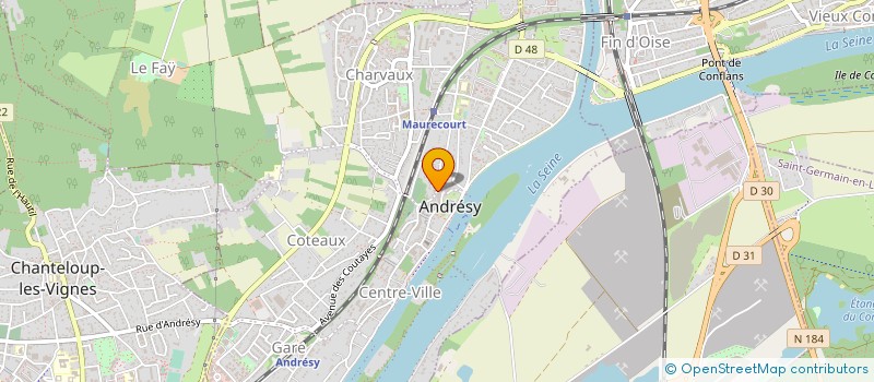 localisation de l'entreprise J.S INGENIERIE à ANDRESY