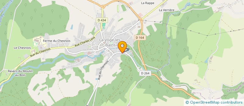 localisation de l'entreprise J.S.M  LA VOGE-LES-BAINS