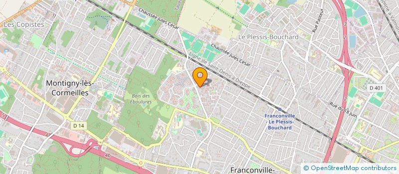 localisation de l'entreprise J.S.M. DIFFUSION  FRANCONVILLE