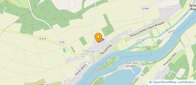 localisation de l'entreprise J-S-M TP  MUIDS