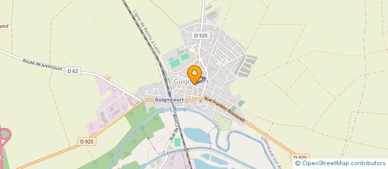 localisation de l'entreprise J S MUSIC  VILLENEUVE-SUR-AISNE