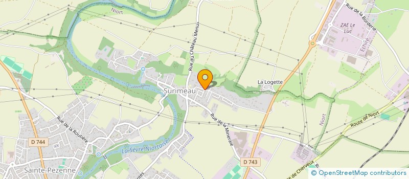 localisation de l'entreprise J.S.N  NIORT