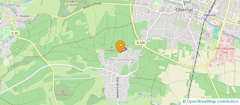 localisation de l'entreprise J.S.O. ELECTRICITE  BERNARDSWILLER