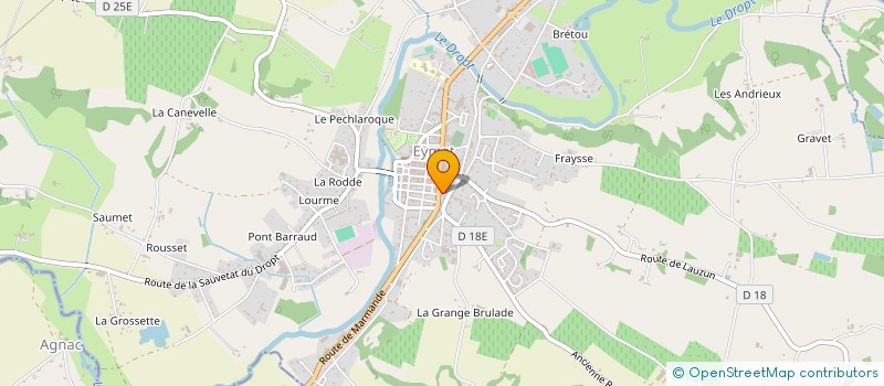 localisation de l'entreprise J.S.P. BLANBLEU à EYMET
