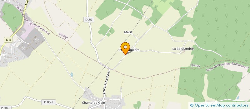 localisation de l'entreprise J S P M à DISSAY