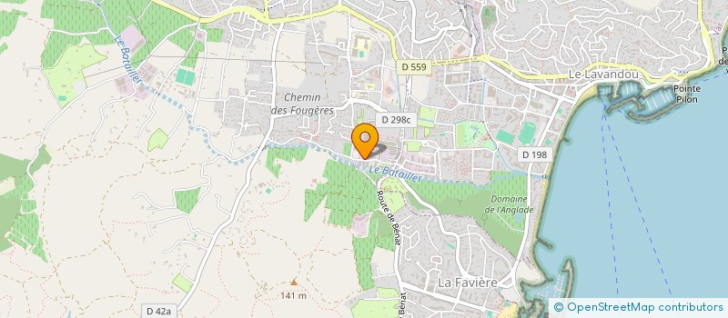 localisation de l'entreprise J&S PARTNERS  BORMES-LES-MIMOSAS