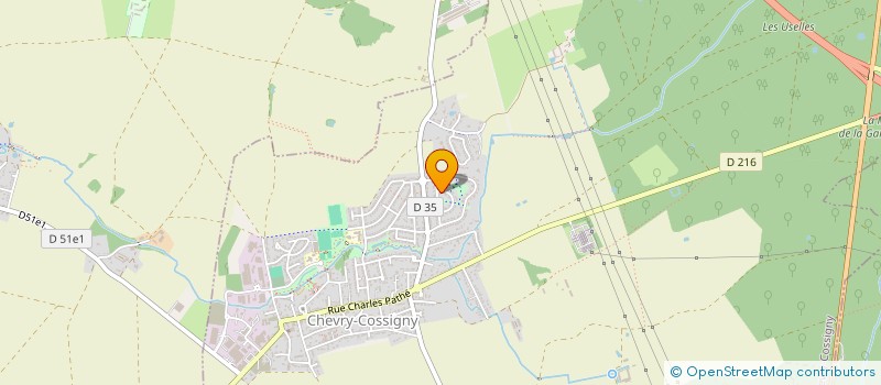 localisation de l'entreprise J.S RIBEIRO à CHEVRY-COSSIGNY