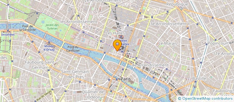 localisation de l'entreprise J & S SARL à PARIS