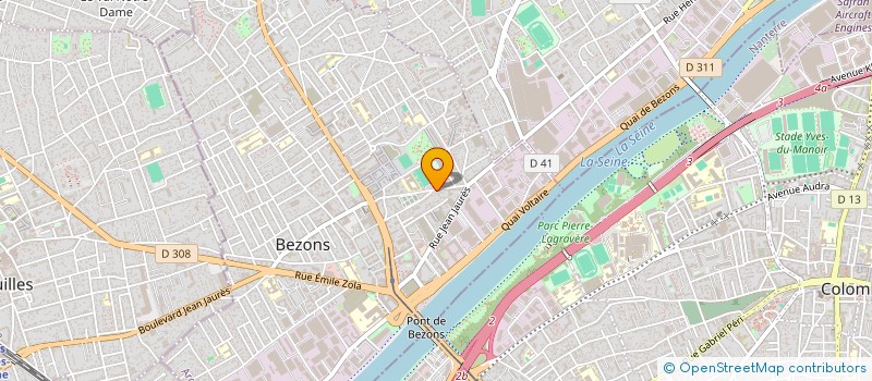 localisation de l'entreprise J.S.  SARL  BEZONS