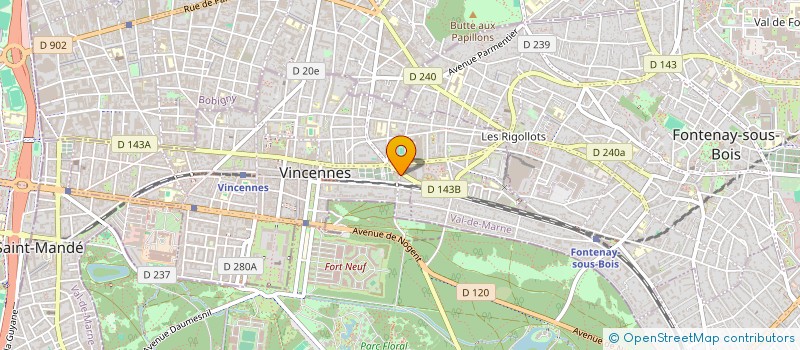 localisation de l'entreprise J.S SHUTHEEPH à VINCENNES