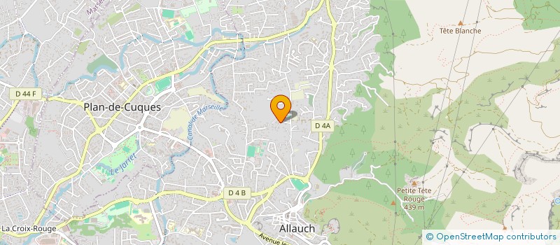 localisation de l'entreprise J S V  ALLAUCH